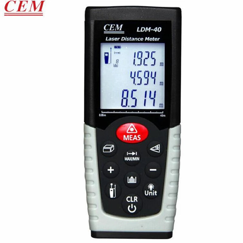 CEM LDM-40 LDM-70 LDM-100 Laser Rangefinder Infrared Electronic Measuring Ruler Room Measuring Instrument Measuring Tool CEM LDM-40 LDM-70 LDM-100 Laser Rangefinder Infrared Electronic Measuring Ruler Room Measuring Instrument Measuring Tool